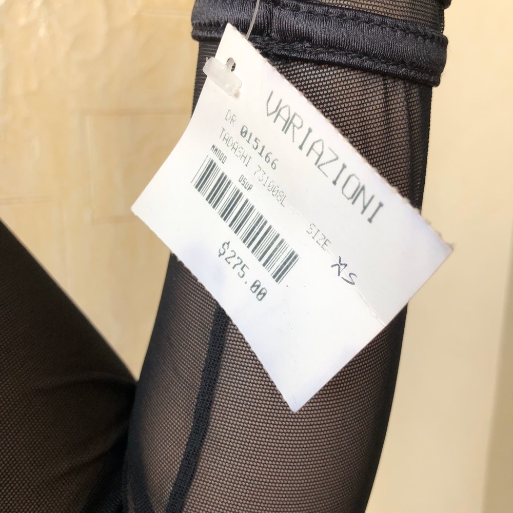 NEW Tadashi Black Sheer Maxi Dress // Elegant Prom - Picture 3 of 4